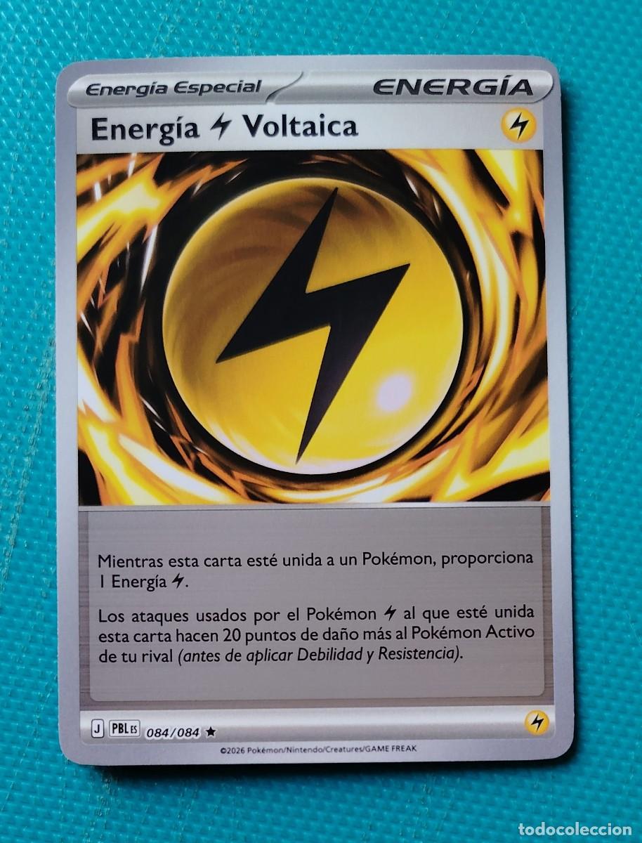 Trading cards: CARTA POKEMON EN ESPA&Ntilde;OL - ENERGIA VOLTAICA 084 / 084 - ESPECIAL - RARA * - ORIGINAL - NUEVA MD MINT