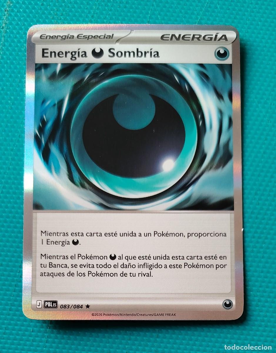 Trading cards: CARTA POKEMON EN ESPA&Ntilde;OL - ENERGIA SOMBRIA 083 / 084 - ESPECIAL - RARA * - ORIGINAL - NUEVA MD MINT