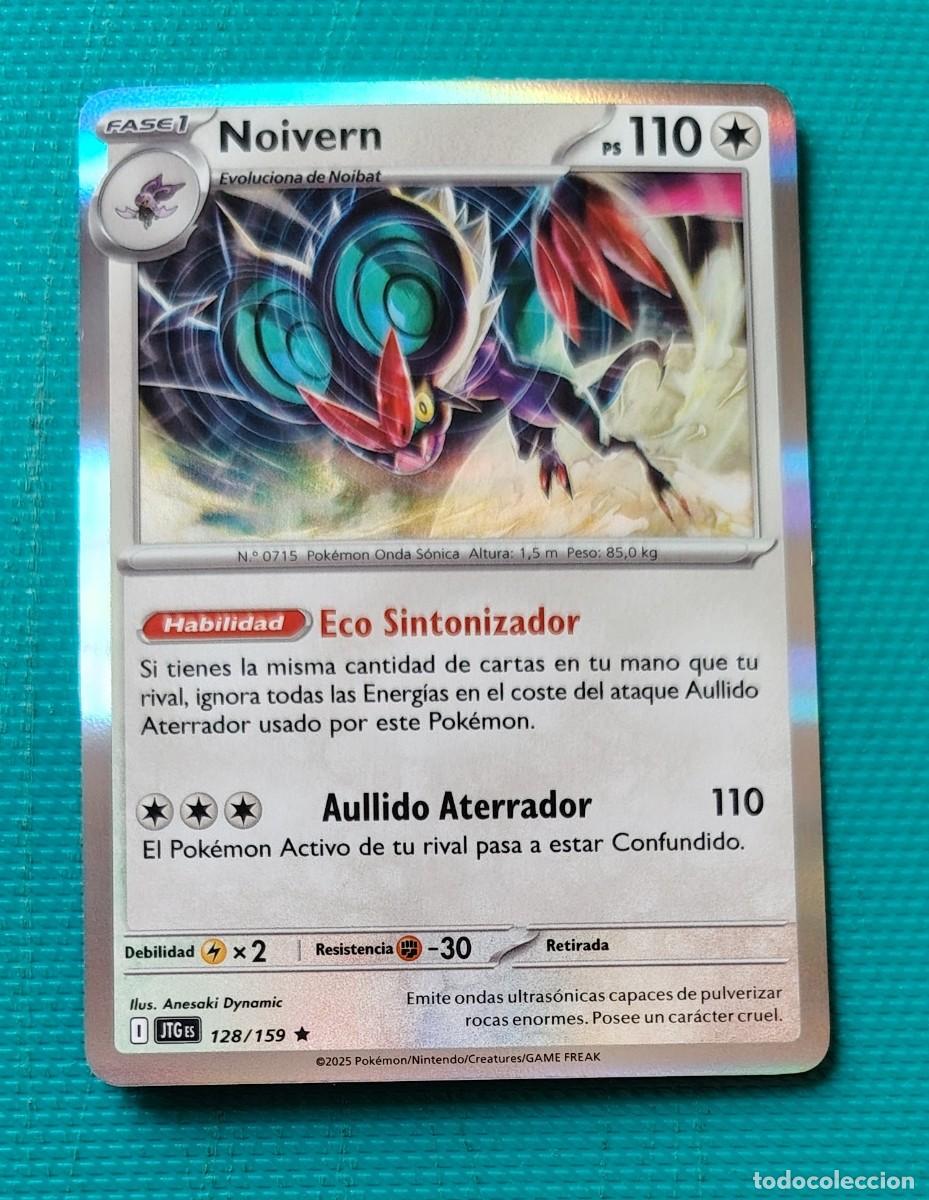 Trading cards: CARTA POKEMON EN ESPA&Ntilde;OL - NOIVERN 128 / 159 - FASE 1 - RARA * - ORIGINAL - NUEVA MD MINT