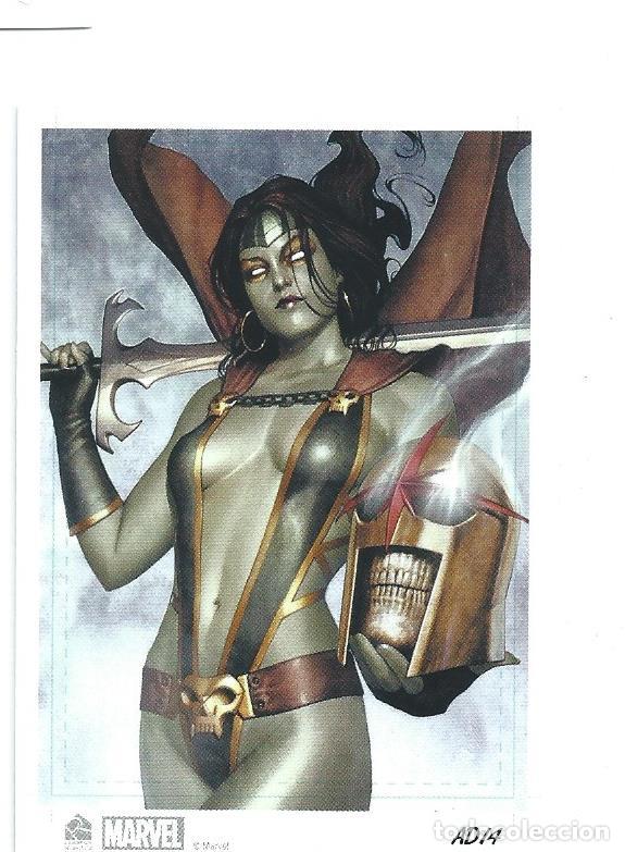 Trading cards: 2014 MARVEL UNIVERSE ARTIST&acute;S DRAFT CARD AD14