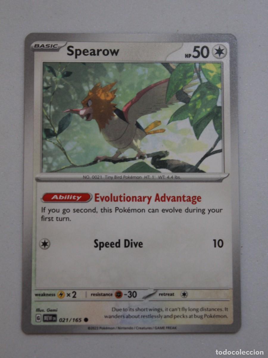 Trading cards: Spearow 021/165 &ndash; Pok&eacute;mon TCG Scarlet & Violet 151