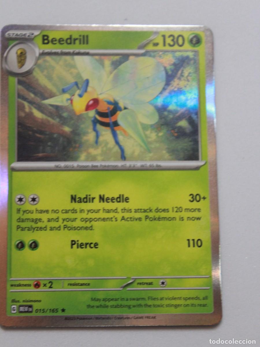 Trading cards: Beedrill Holo 015/165 Pok&eacute;mon TCG Pok&eacute;mon 151 Carta Pok&eacute;mon