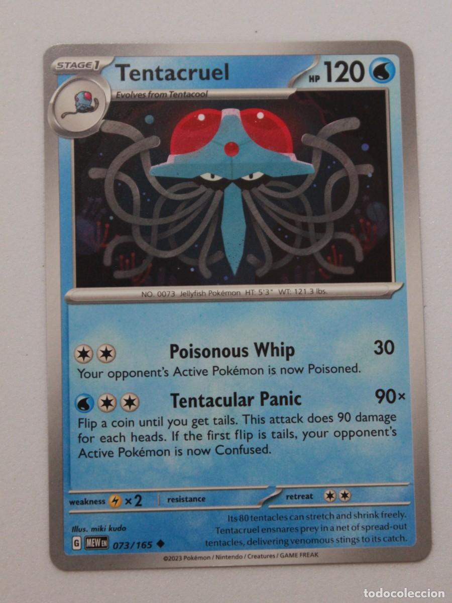 Trading cards: Tentacruel 073/165 Pok&eacute;mon TCG Scarlet & Violet 151