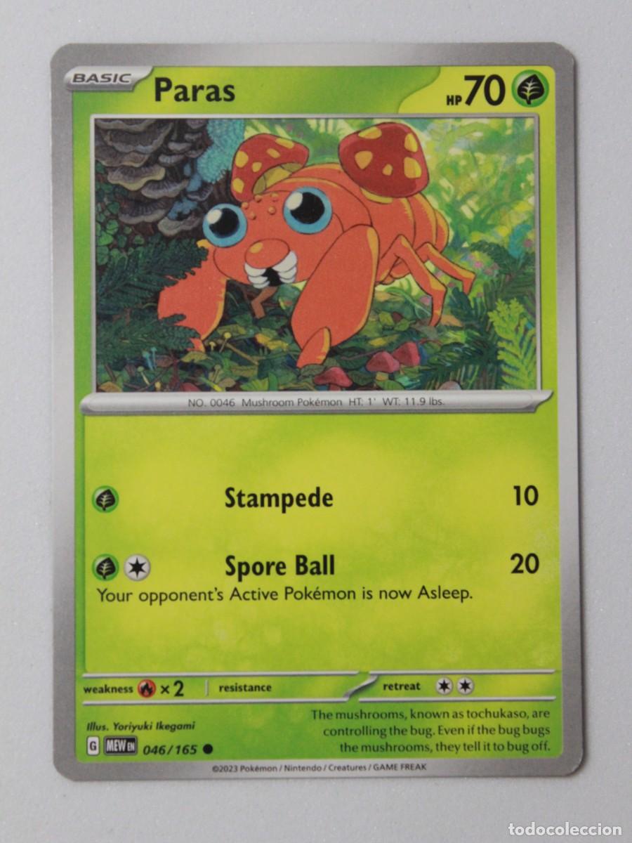Trading cards: Paras Reverse Holo 046/165 Pok&eacute;mon TCG Pok&eacute;mon 151 Carta Pok&eacute;mon