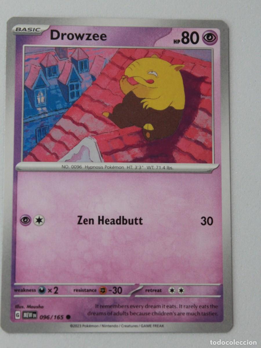 Cartes &agrave; &Eacute;changer: Carta Pok&eacute;mon Drowzee 096/165 Pok&eacute;mon 151 Reverse