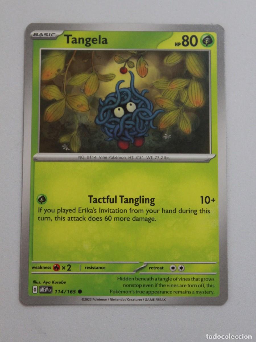 Trading cards: Tangela Reverse Holo 114/165 Pok&eacute;mon TCG Pok&eacute;mon 151 Carta Pok&eacute;mon
