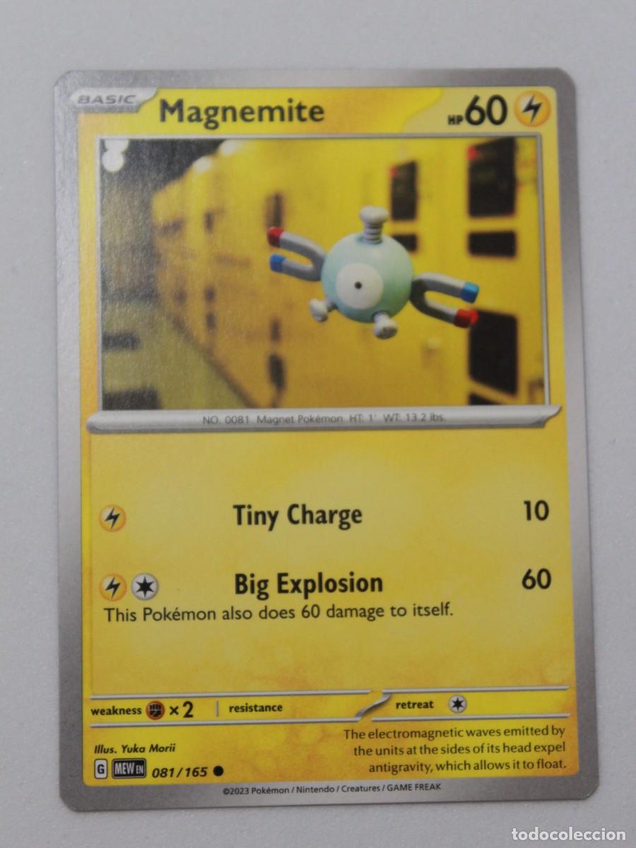 Trading cards: Carta Pok&eacute;mon Magnemite 081/165 Scarlet & Violet 151 a&ntilde;o