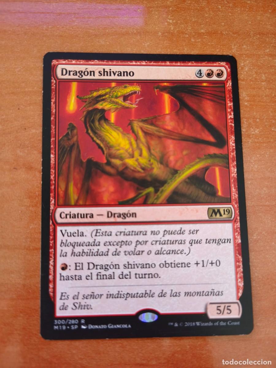 Trading cards: magic the gathering, dragon shivano 300/280 M19