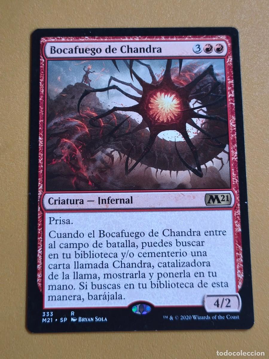 Trading cards: magic the gathering, bocafuego de chandra