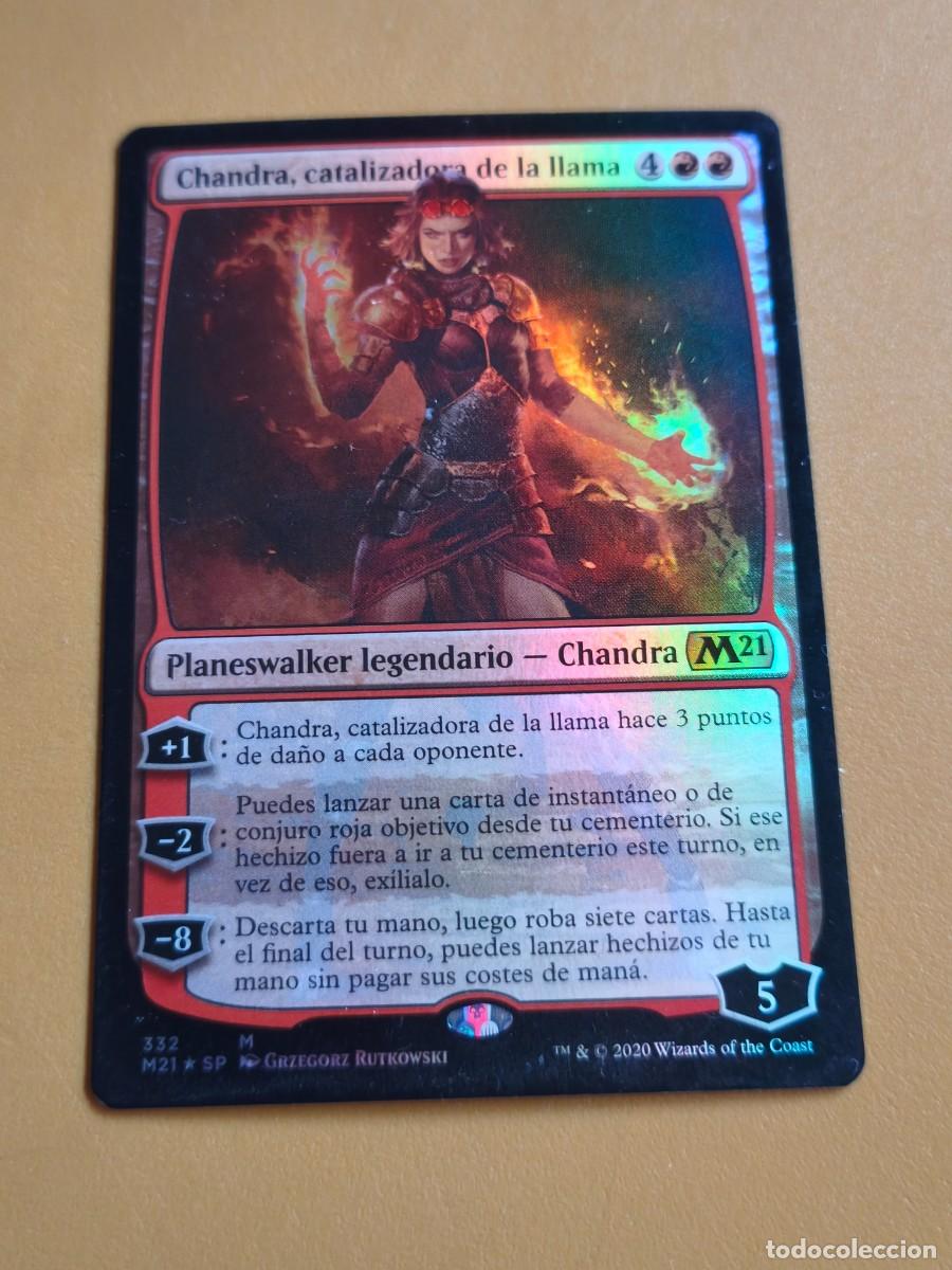 Trading cards: magic the gathering, chandra catalizadora de la llama