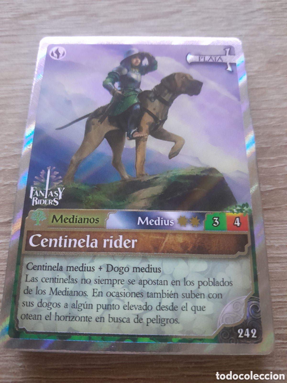 Trading cards: CROMO N&ordm; 242 Fantasy Riders 3 - El resurgir de los Dragones
