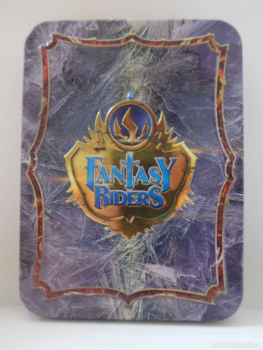Cartas Colecion&aacute;veis: CAJA METALICA VACIA PARA TRADING CARDS FANTASY RIDERS