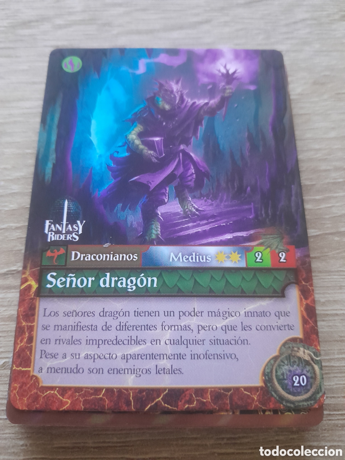 Trading cards: CROMO N&ordm; 20 Fantasy Riders 3 - El resurgir de los Dragones