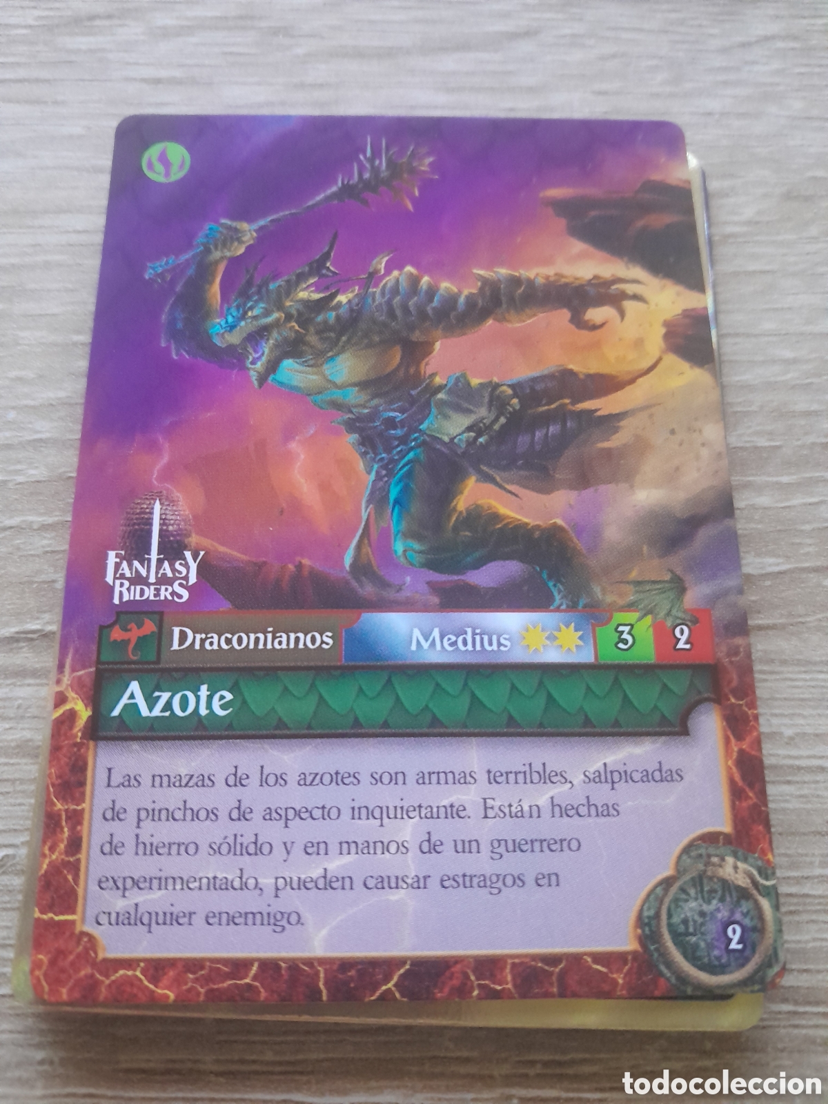 Trading cards: CROMO N&ordm; 2 Fantasy Riders 3 - El resurgir de los Dragones