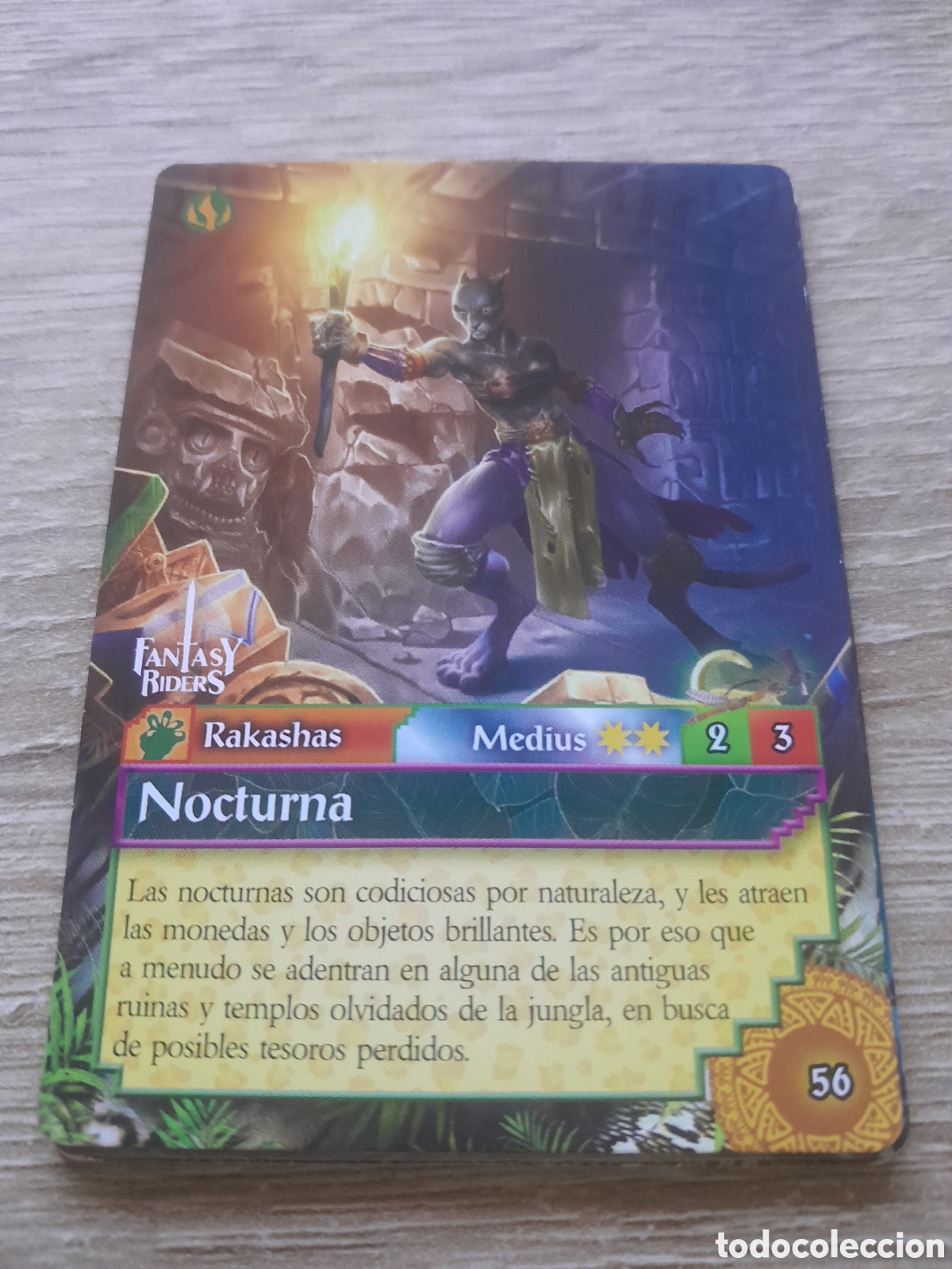 Trading cards: CROMO N&ordm; 56 Fantasy Riders 3 - El resurgir de los Dragones