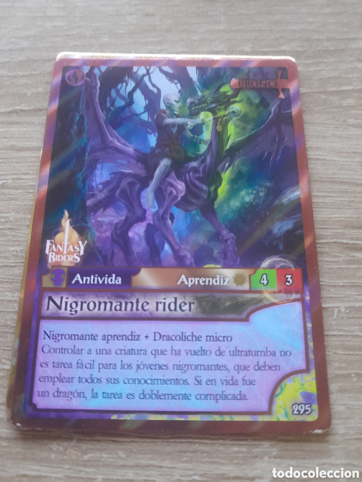Trading cards: CROMO N&ordm; 295 Fantasy Riders 1 - Primera coleccion