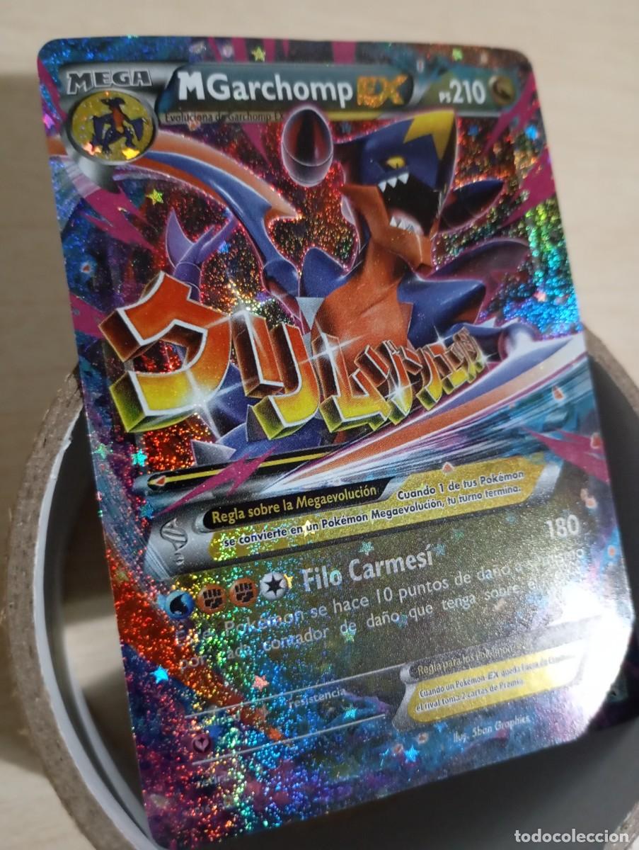 Trading cards: Carta Pok&eacute;mon Mega Garchomp EX Holo Proxy - Foto 2