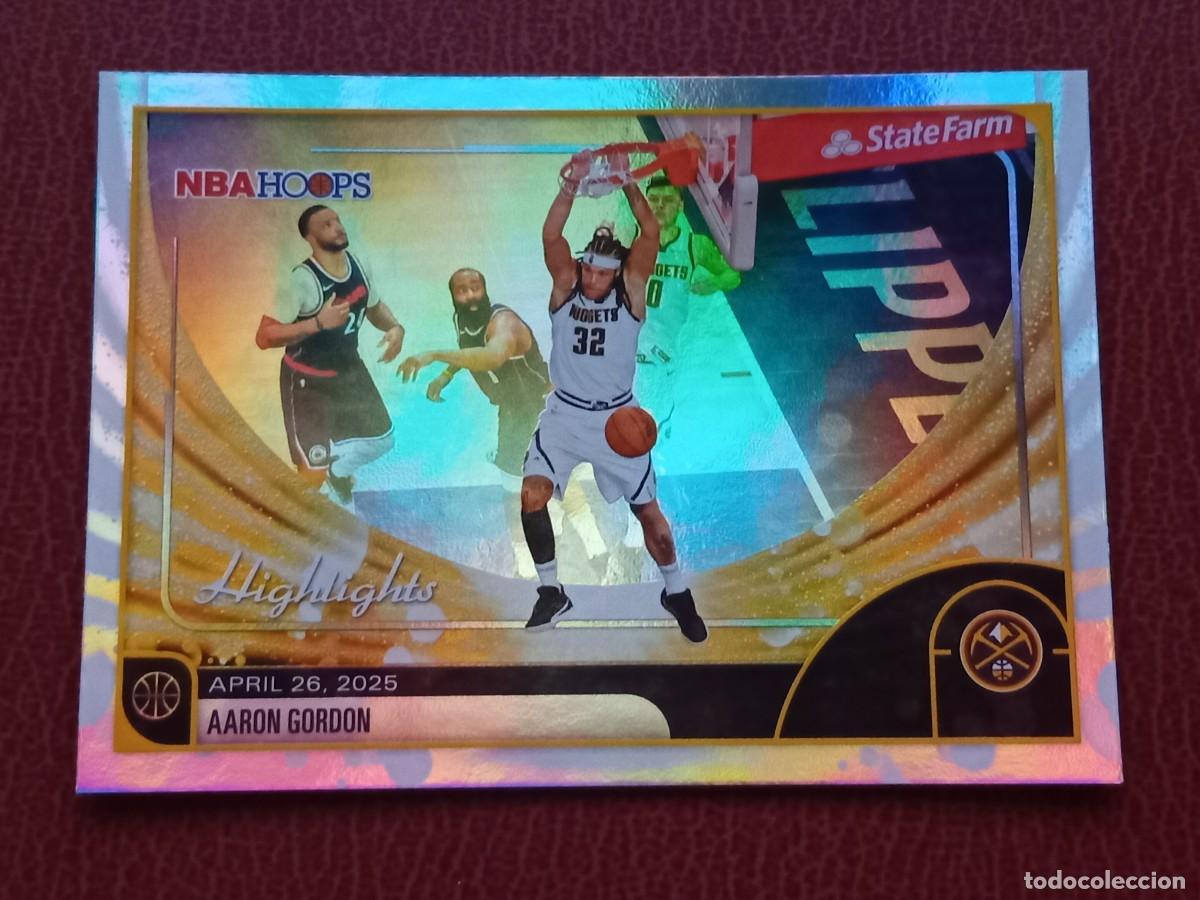 Trading cards: Card 266 Aaron Gordon Topps NBA Hoops 2025-2026