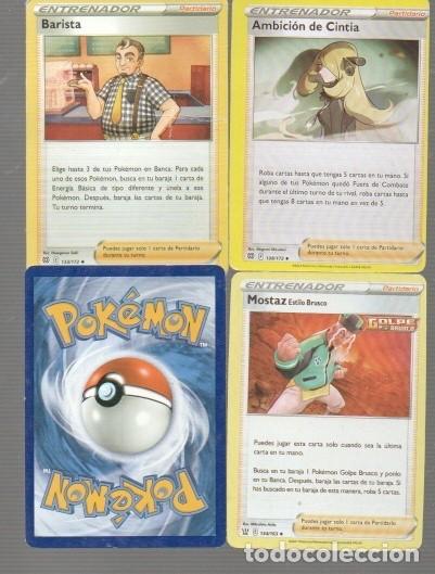 Trading cards: TRES CROMO DE POK&Eacute;MON EL ENTRENADOR DEL A&Ntilde;O 2021 / 22