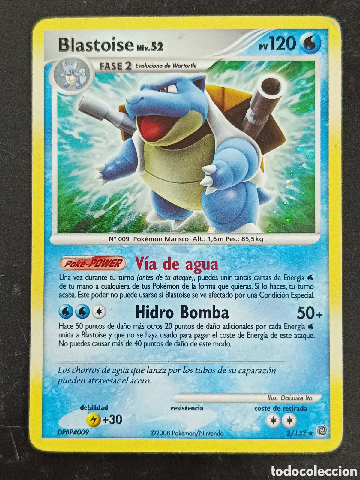 Trading cards: Pokemon Blastoise 2/132 Diamante Y Perla Maravillas Secretas En Castellano