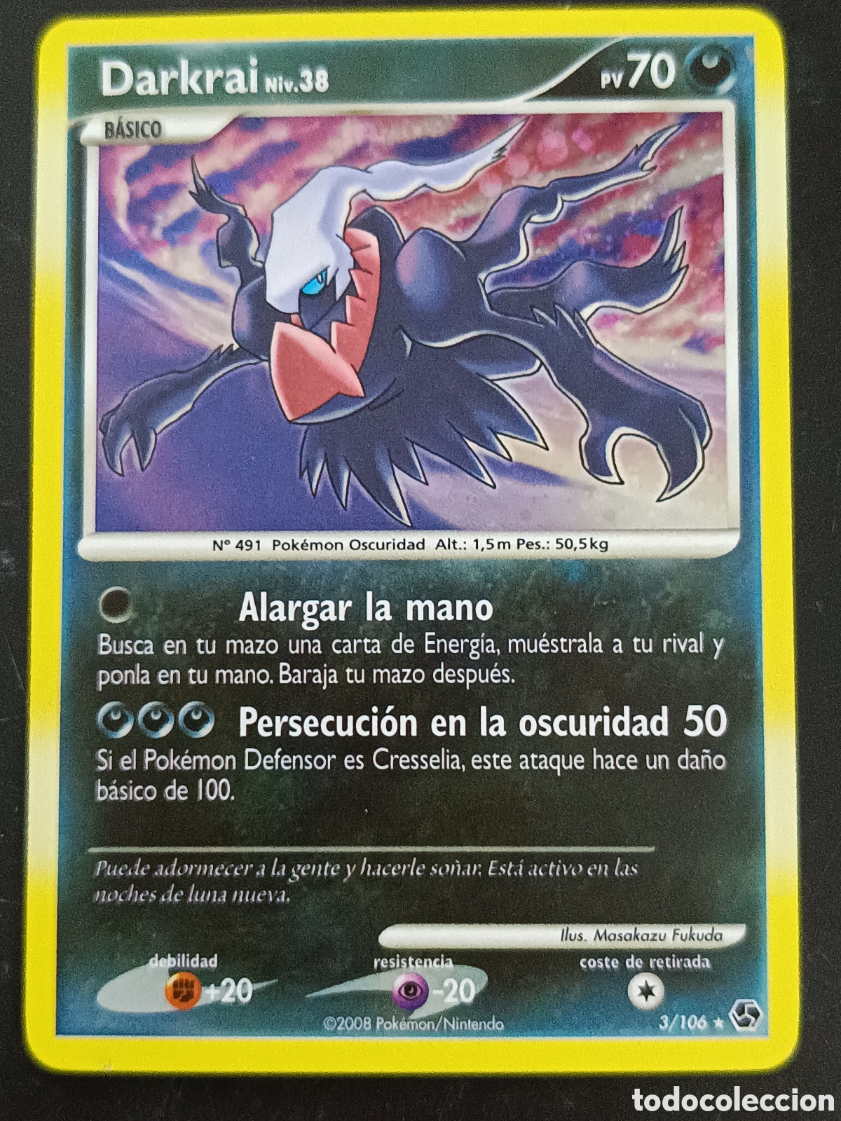 Trading cards: Pokemon Darkrai 3/106 Diamante Y Perla Grandes Encuentros En Castellano