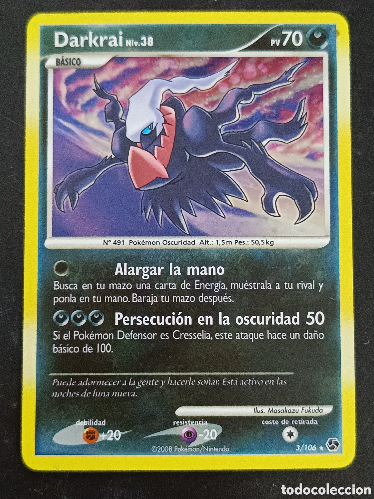 Trading cards: Pokemon Darkrai 3/106 Diamante Y Perla Grandes Encuentros En Castellano