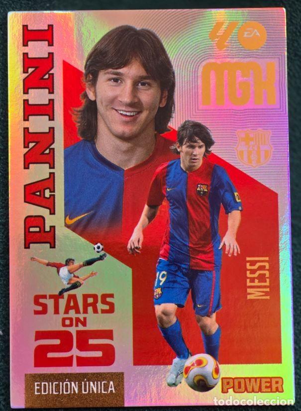 Trading cards: Lionel Messi Stars on 25 Megacracks 2026 2027 Edici&oacute;n Unica Box Premium 26 27