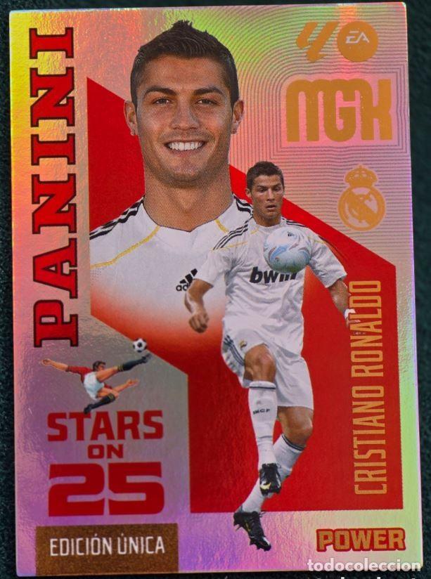 Trading cards: Cristiano Ronaldo 442P Stars on 25 Real Madrid Edici&oacute;n Unica Megacracks Box Premium 2026 2027