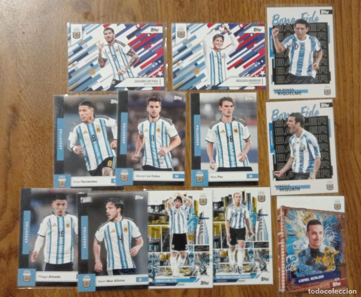 Trading cards: Lote 12 cartas Team Set Argentina 2026 Topps