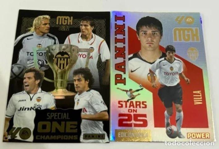 Trading cards: Lote David Villa Special One Champions Valencia Box Premium Panini Megacracks 2026 2027