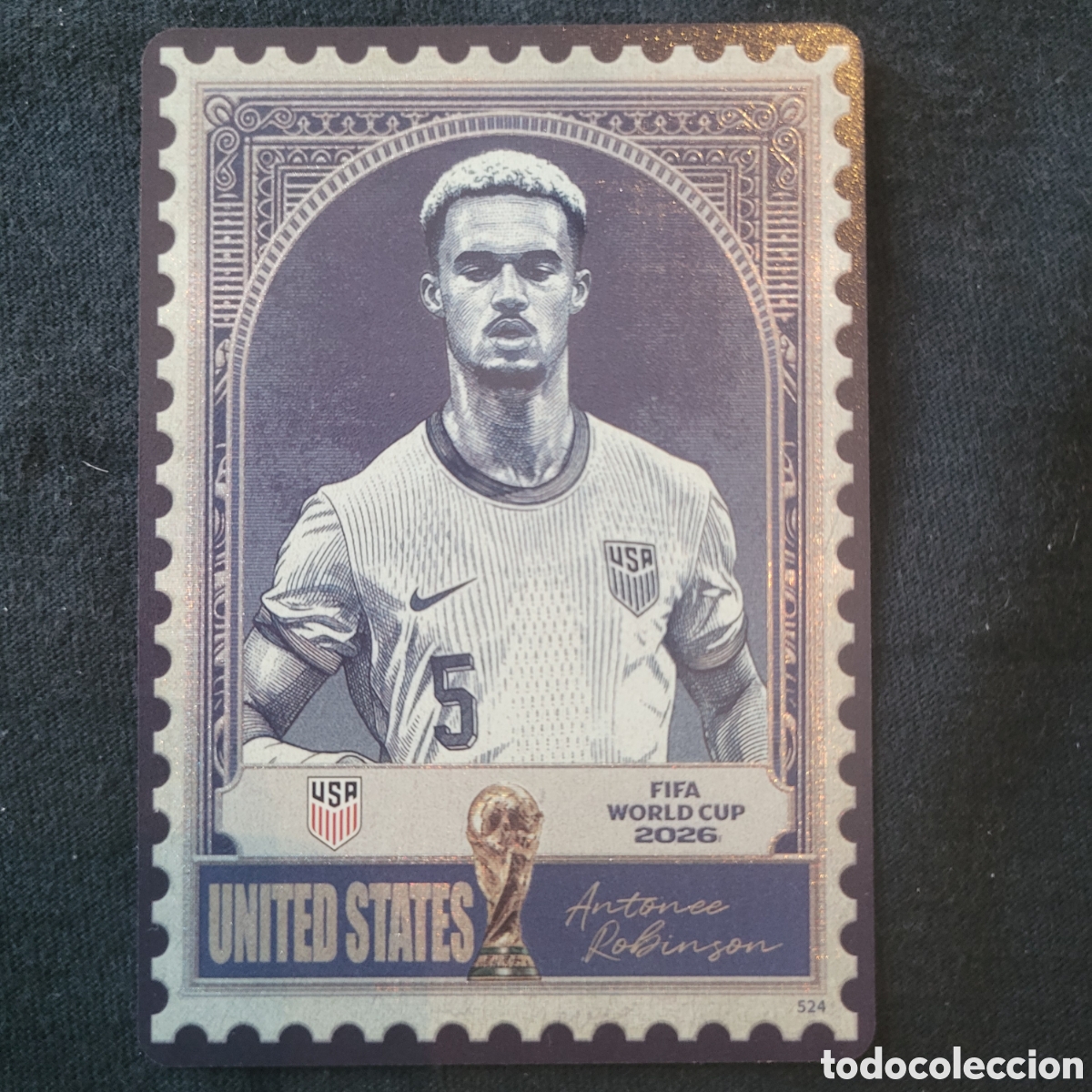 Trading cards: 524 Antonee Robinson [Art Stamped] / Panini x Kayou FIFA World Cup 2026