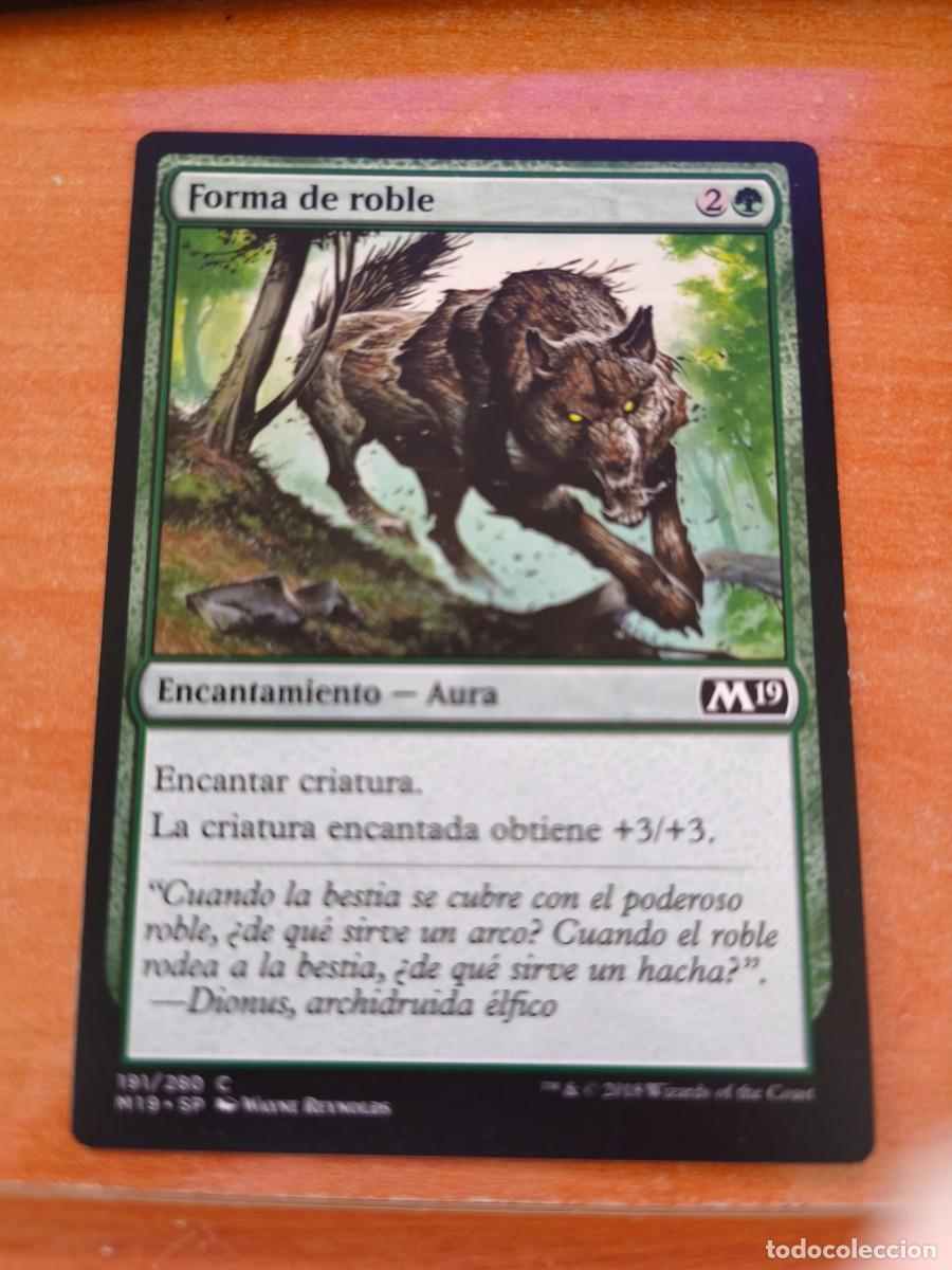 Trading cards: magic the gathering, forma de roble M19