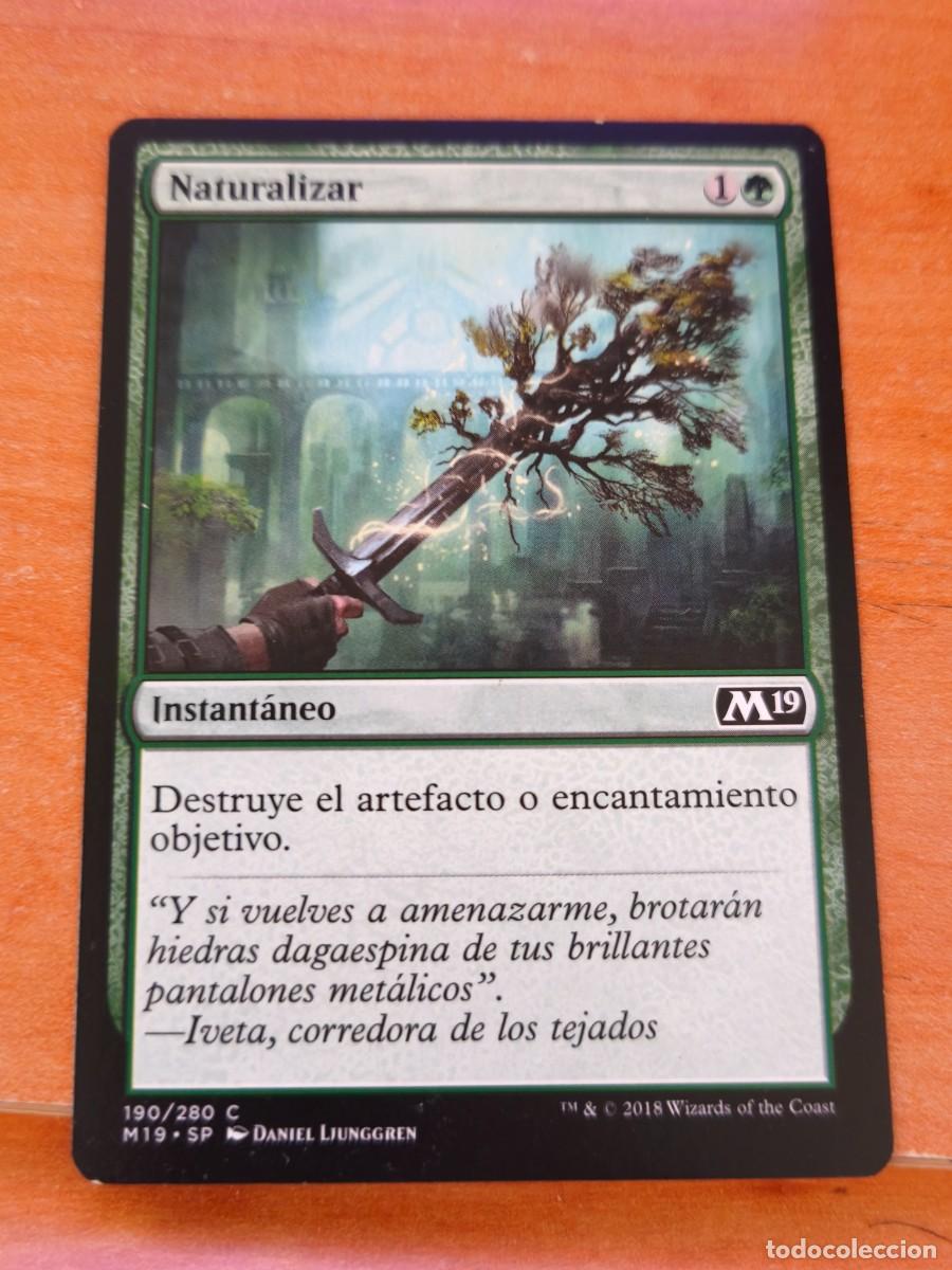 Trading cards: magic the gathering, naturalizar M19