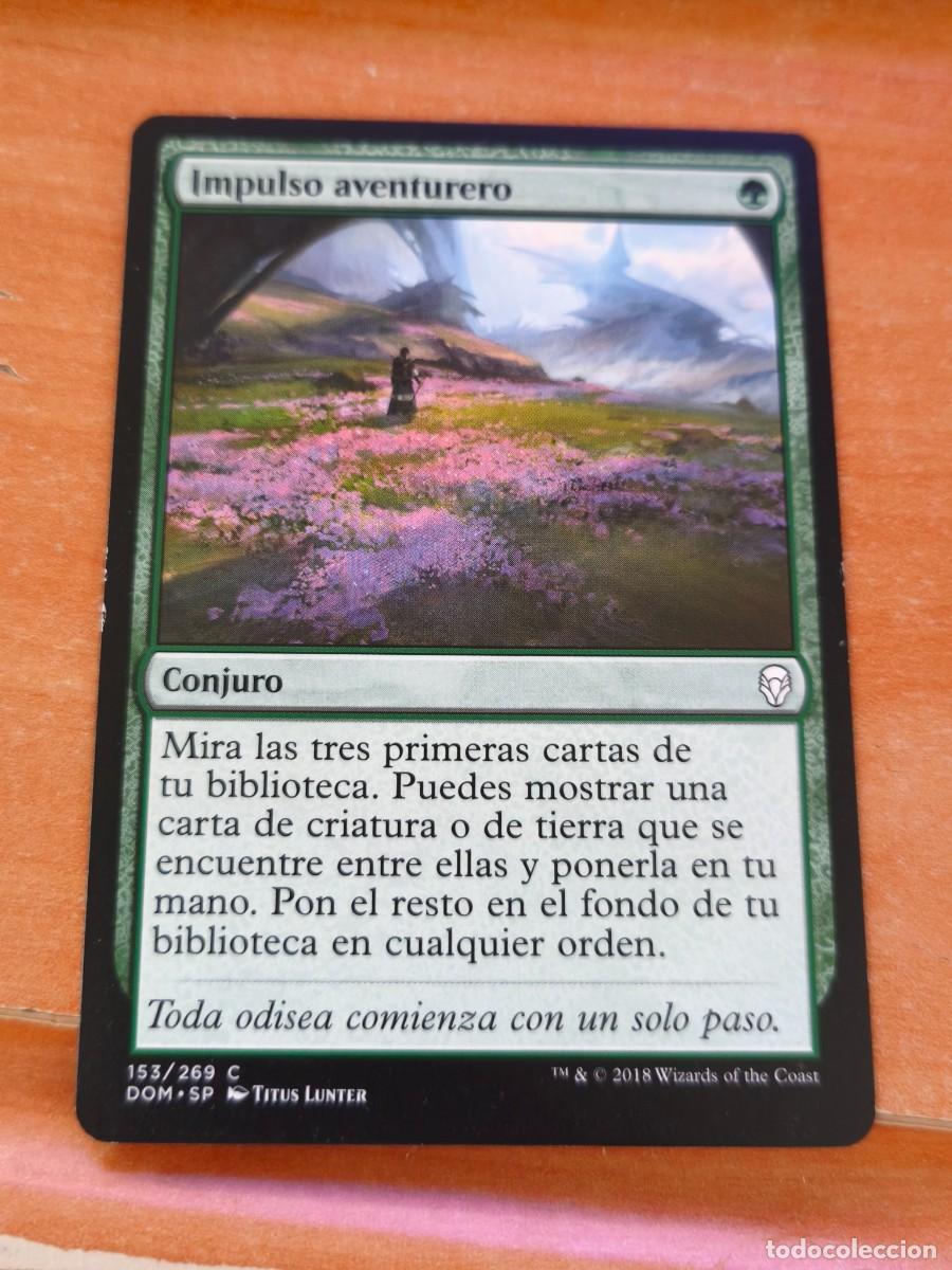 Trading cards: magic the gathering, impulso aventurero conjuro