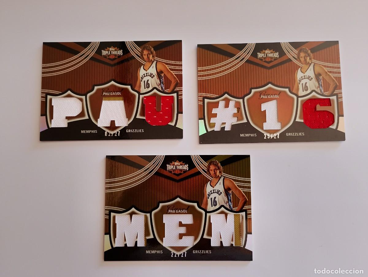Trading cards: 3 TRADINC CARDS PAU GASOL