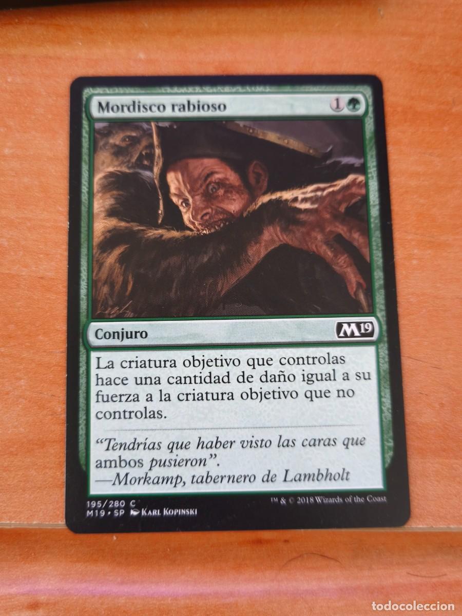 Trading cards: magic the gathering, mordisco rabioso conjuro