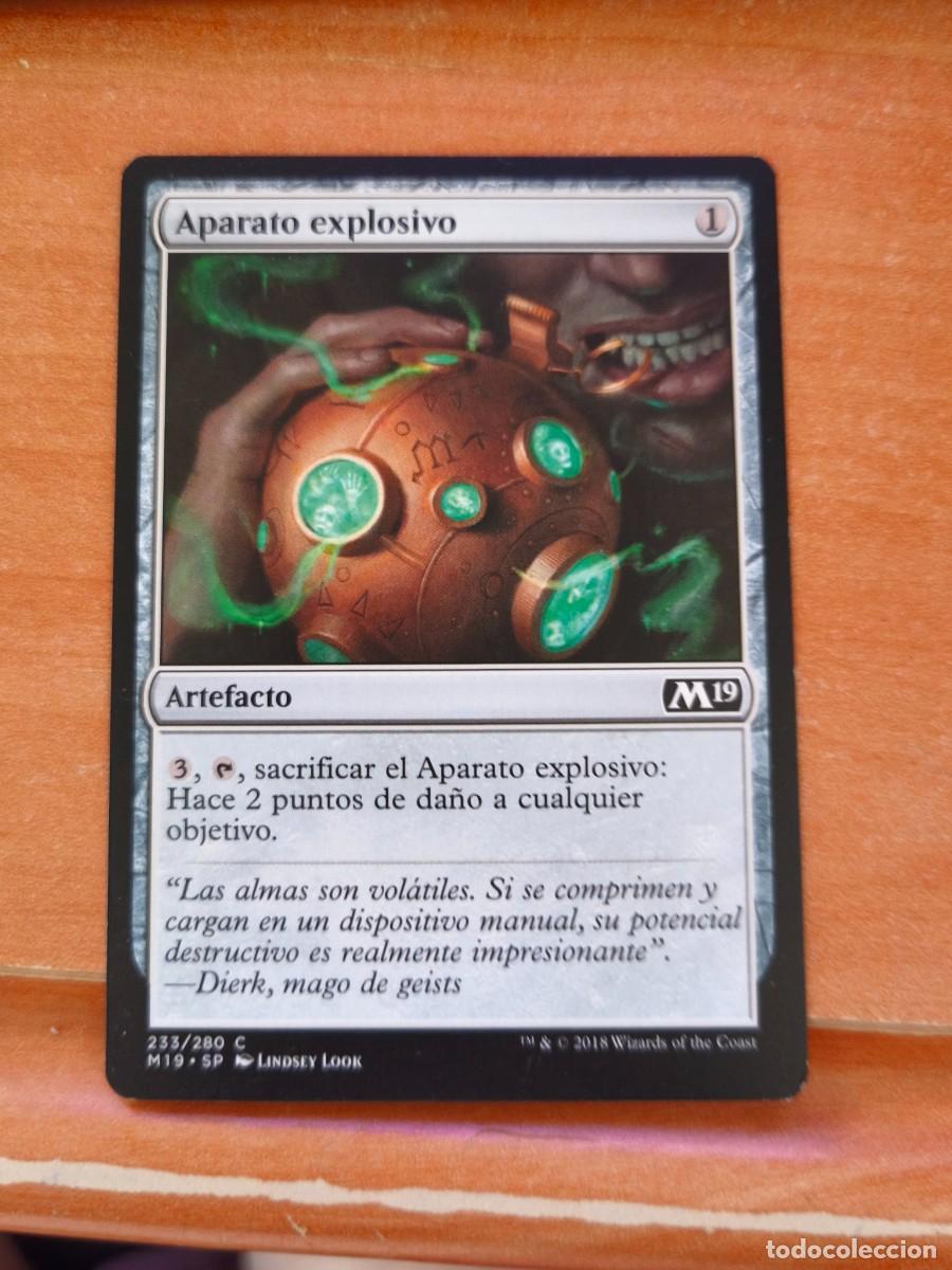 Trading cards: magic the gathering, aparato explosivo artefacto M19