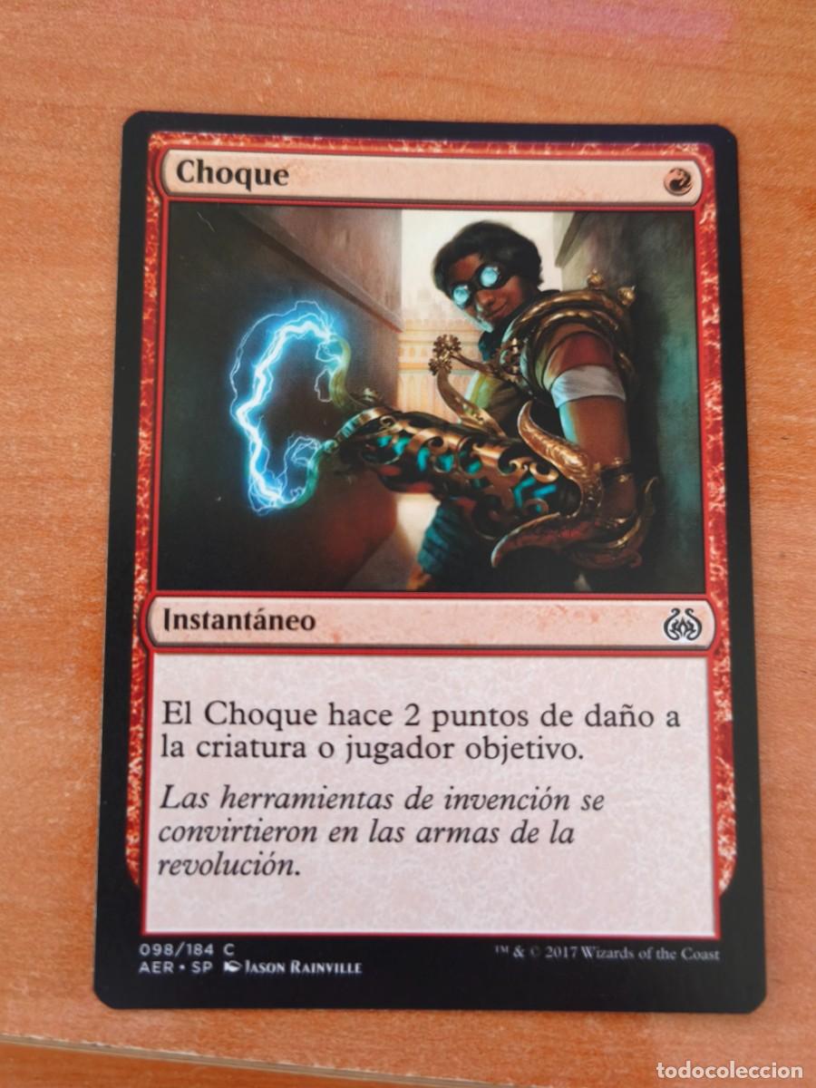 Trading cards: magic the gathering, choque