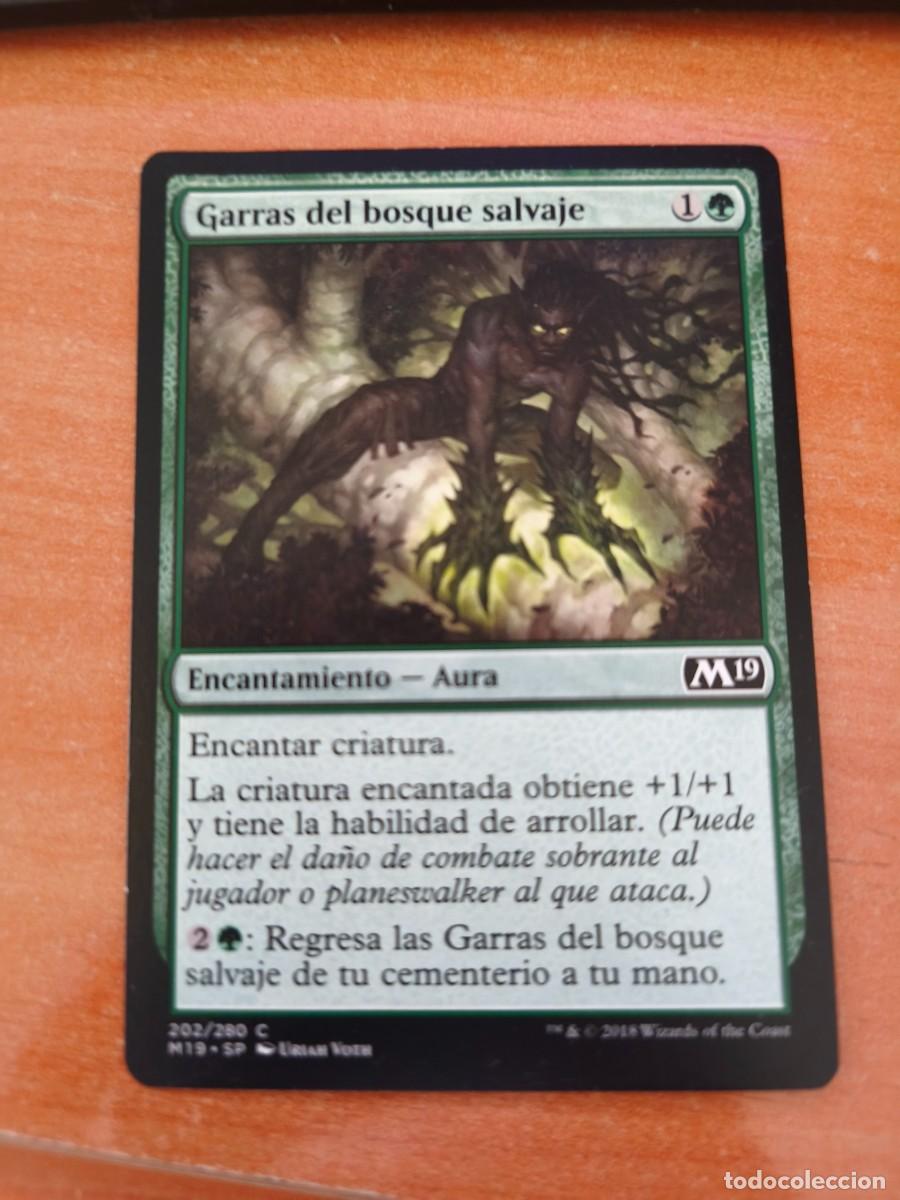 Trading cards: magic the gathering, garras del bosque salvaje