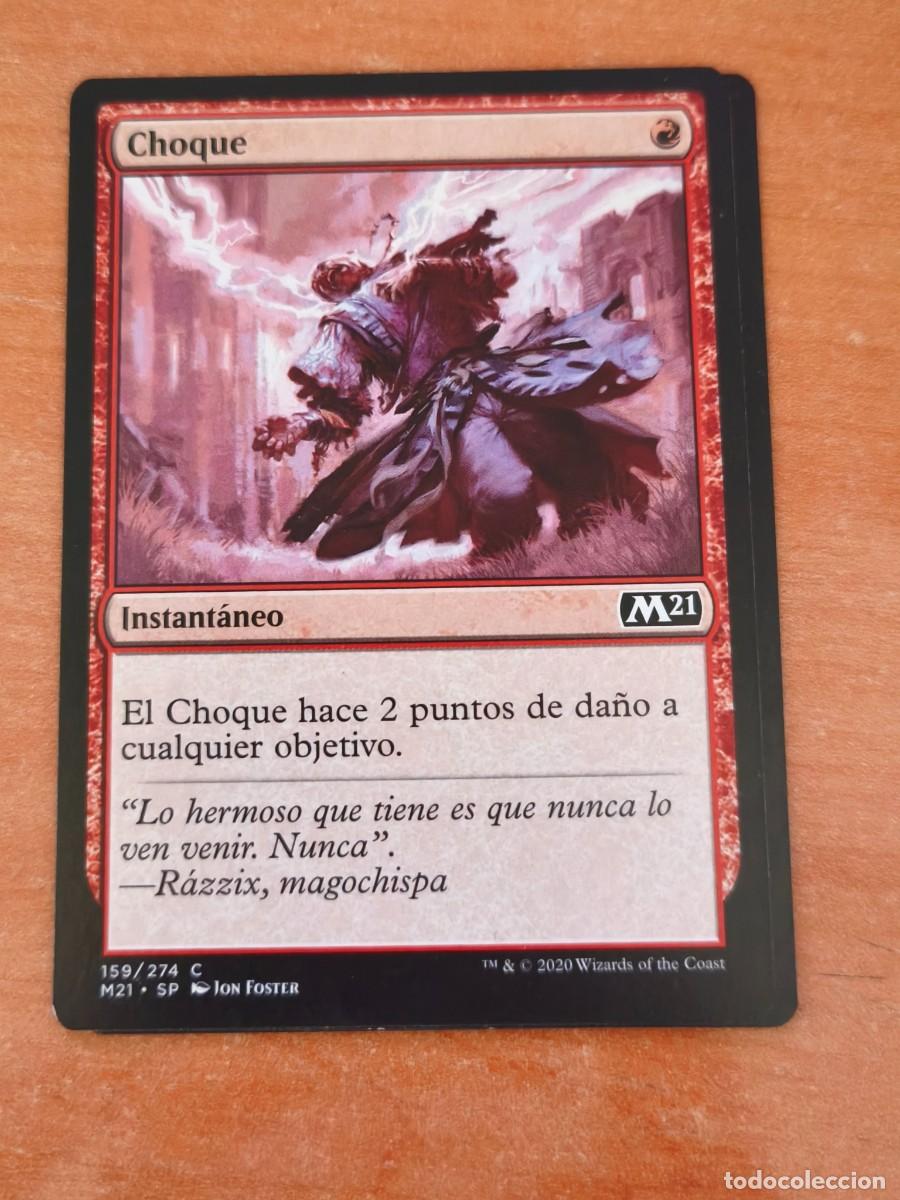 Trading cards: magic the gathering, choque M21