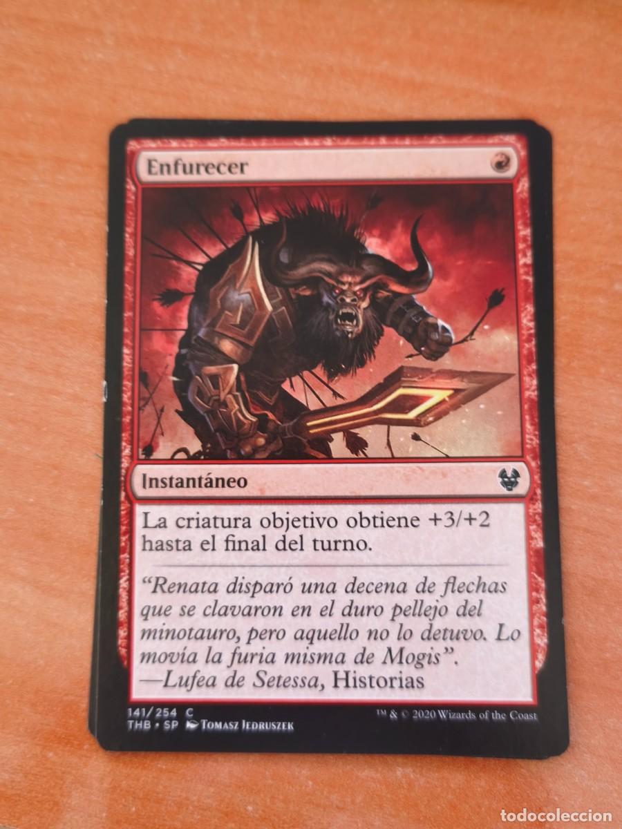 Trading cards: magic, the gathering enfurecer