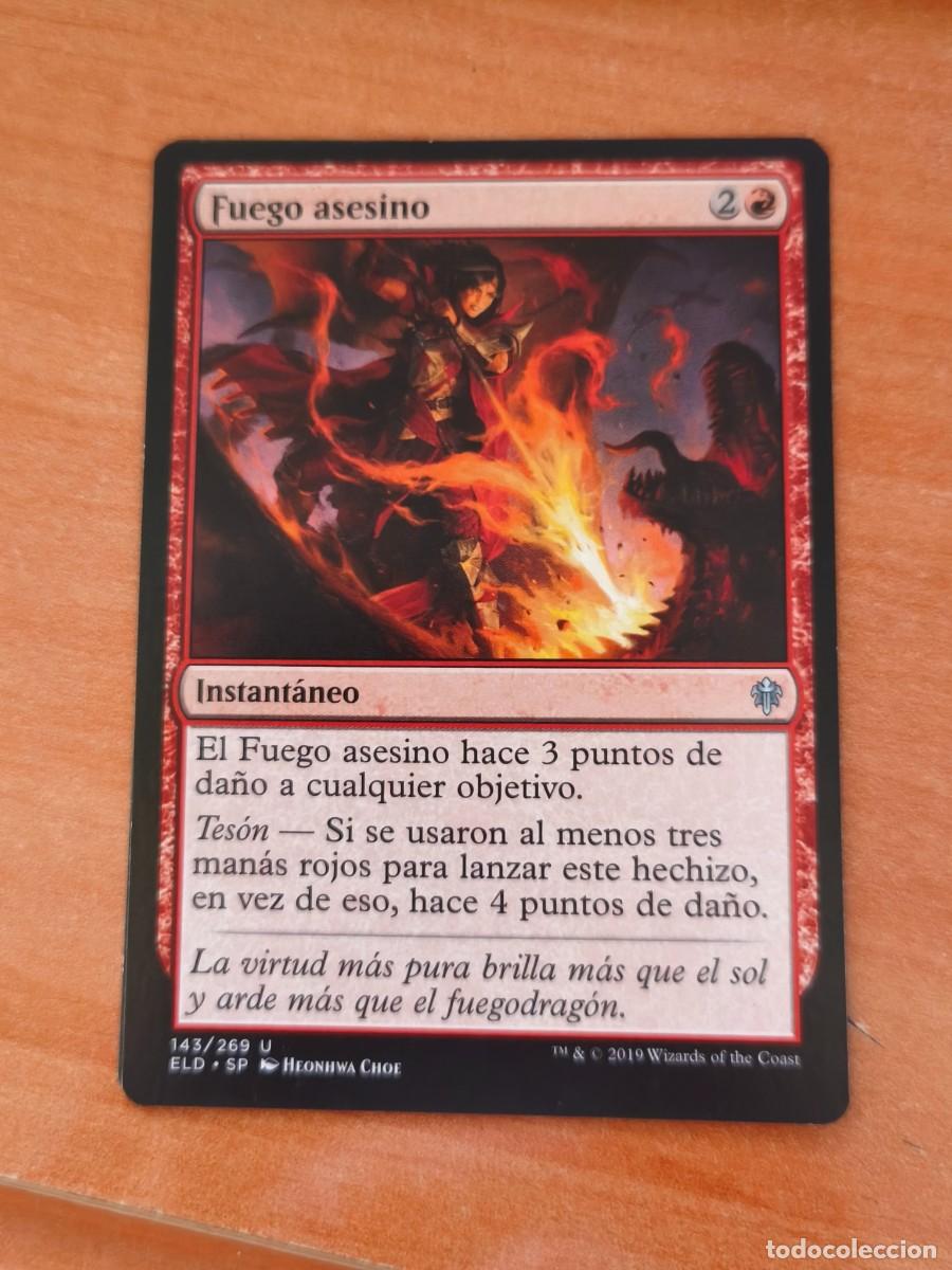 Trading cards: magic the gathering, fuego asesino
