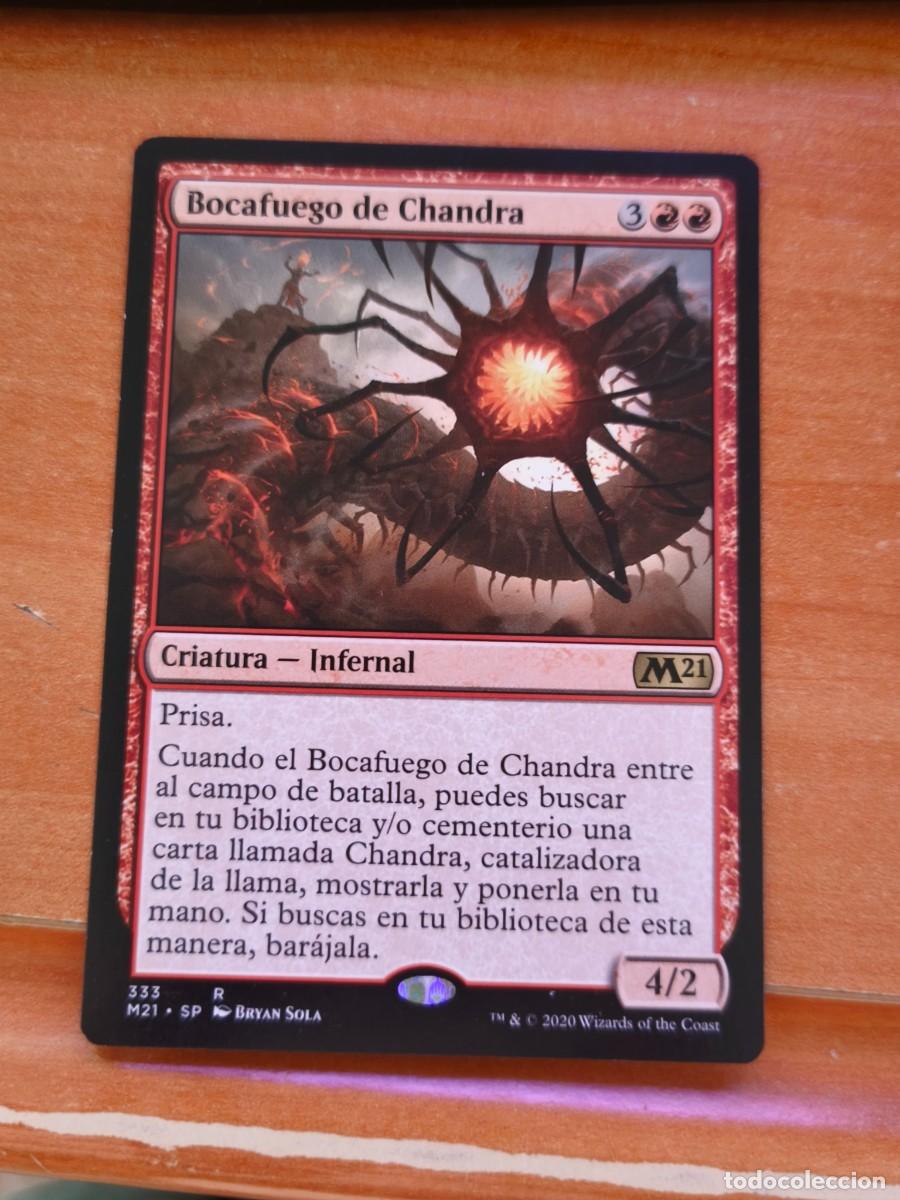 Trading cards: magic the gathering, bocafuego de chandra