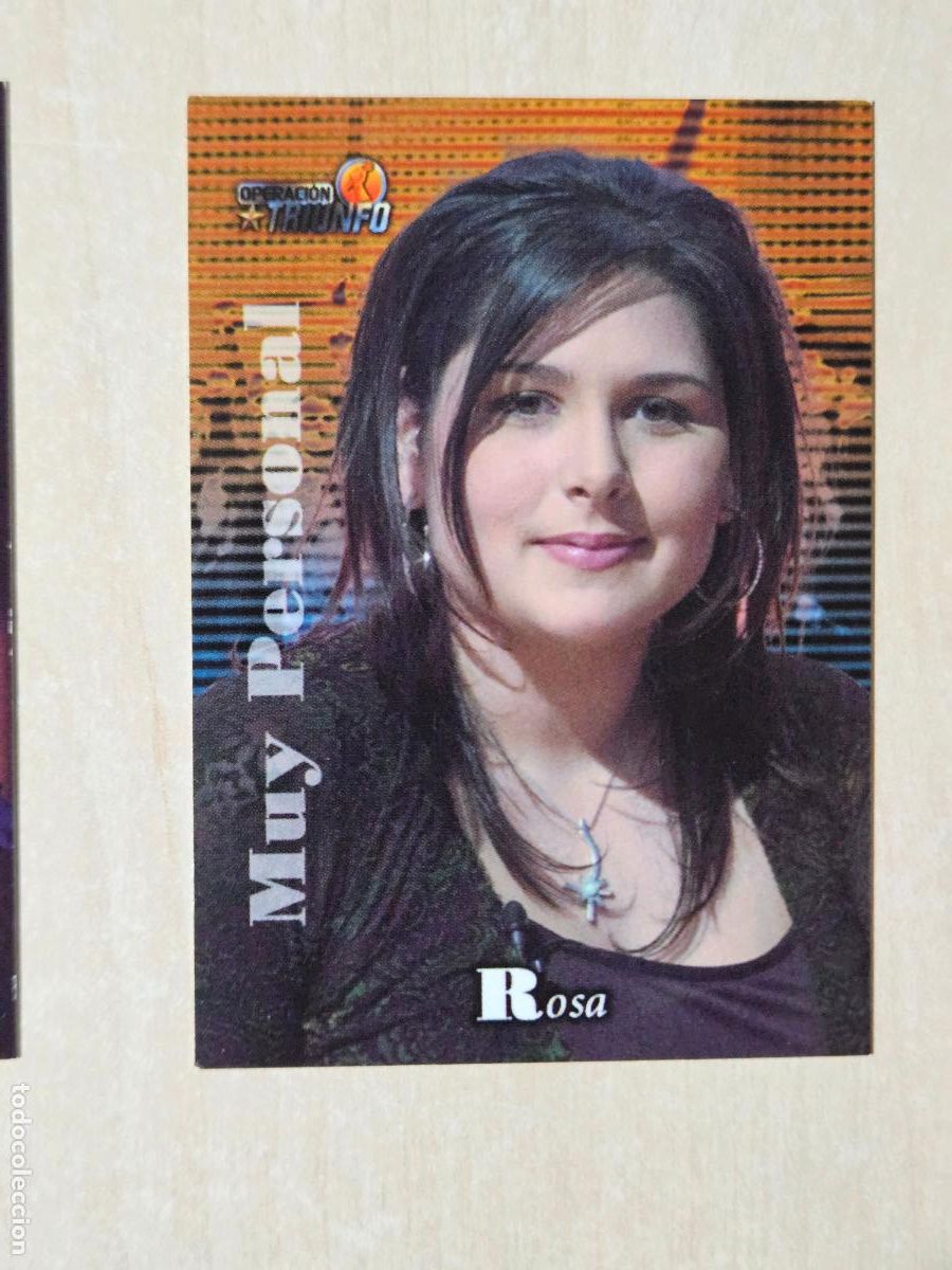 Trading cards: CROMO CARD PANINI OPERACION TRIUNFO PRIMERA EDICION 1 DE 144 - ROSA