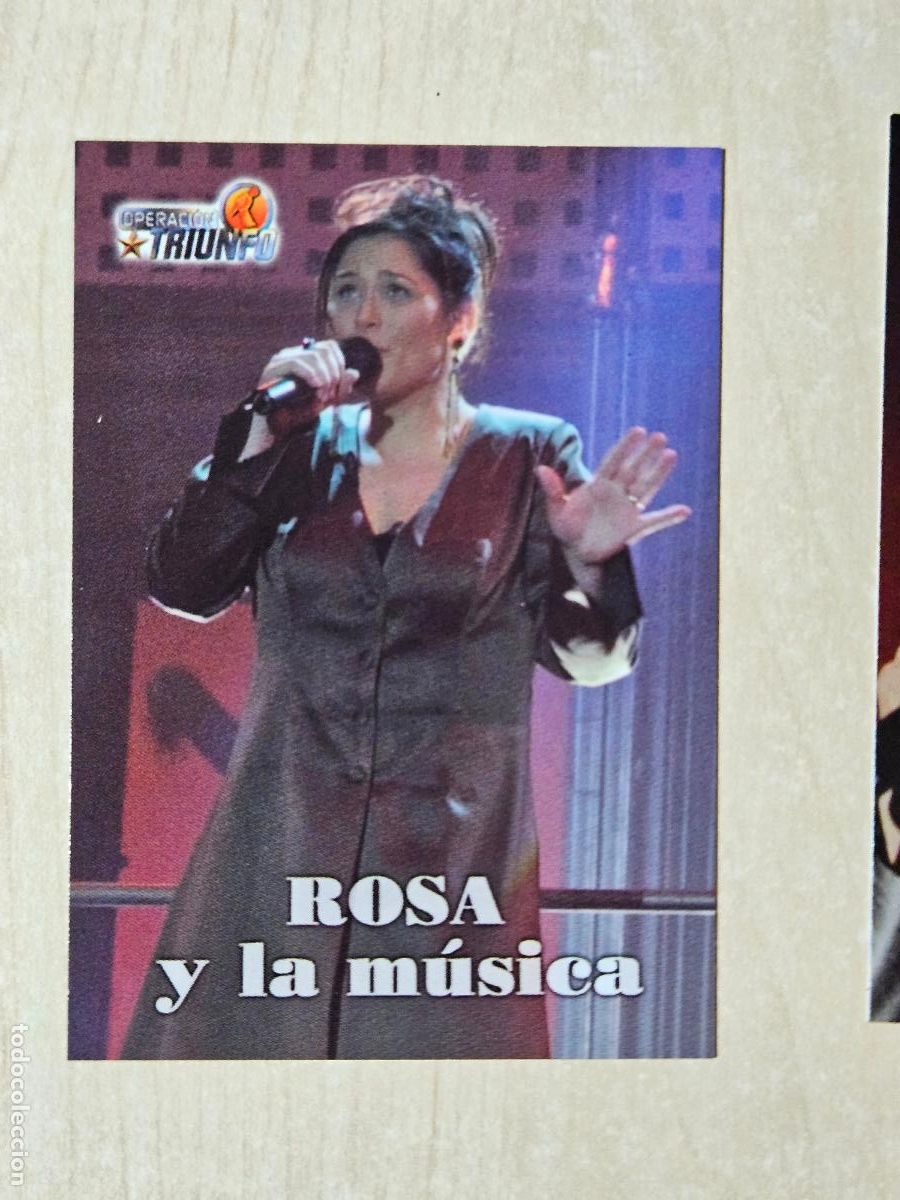 Trading cards: CROMO CARD PANINI OPERACION TRIUNFO PRIMERA EDICION 6 DE 144 - ROSA