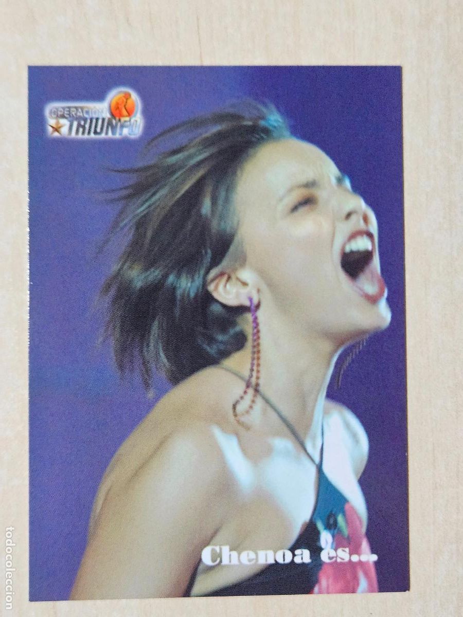 Trading cards: CROMO CARD PANINI OPERACION TRIUNFO PRIMERA EDICION 23 DE 144 - CHENOA