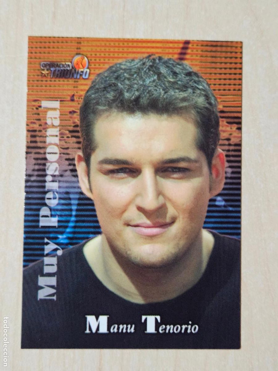 Trading cards: CROMO CARD PANINI OPERACION TRIUNFO PRIMERA EDICION 25 DE 144 - MANU TENORIO