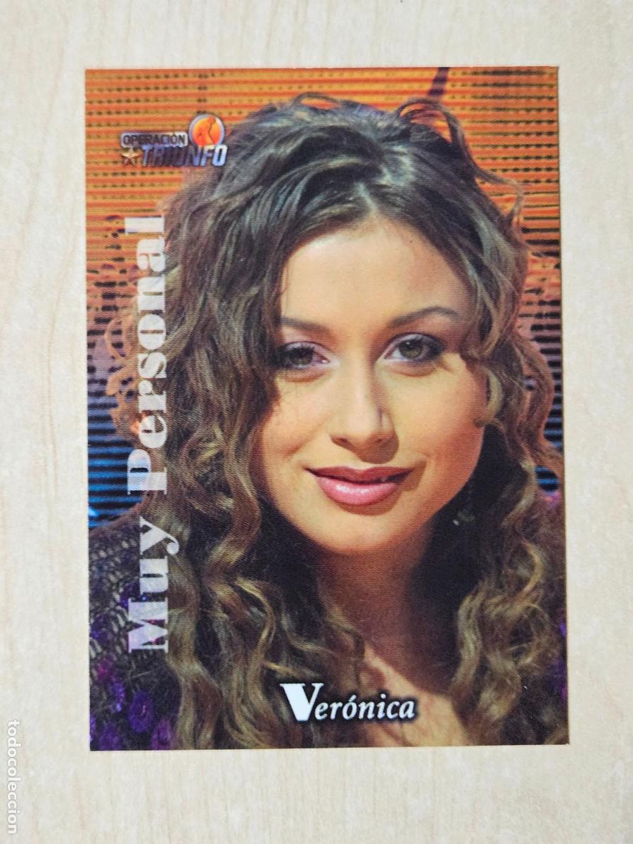 Trading cards: CROMO CARD PANINI OPERACION TRIUNFO PRIMERA EDICION 31 DE 144 - VERONICA