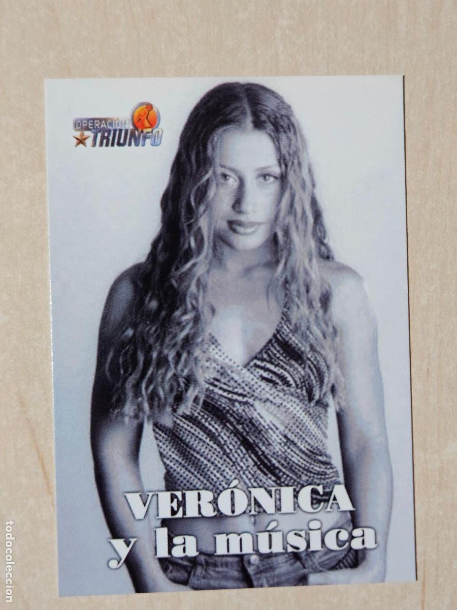 Trading cards: CROMO CARD PANINI OPERACION TRIUNFO PRIMERA EDICION 36 DE 144 - VERONICA