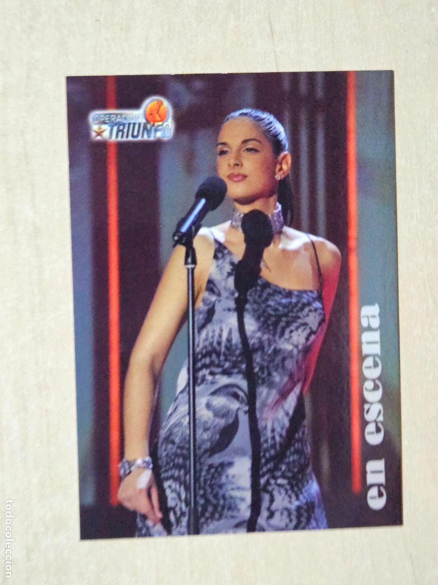 Trading cards: CROMO CARD PANINI OPERACION TRIUNFO PRIMERA EDICION 41 DE 144 - NURIA FERGO